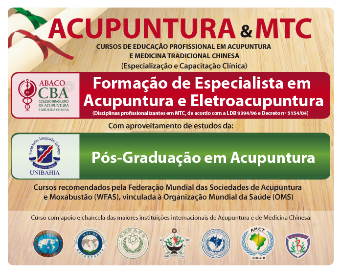 Pós-Gradução Acupuntura e Eletroacupuntura